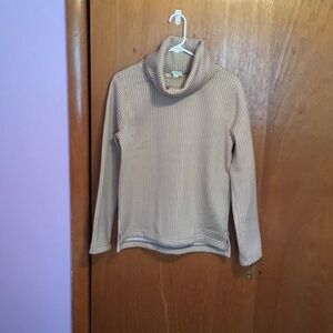 J. Crew Beige Cowl Neck Sweater